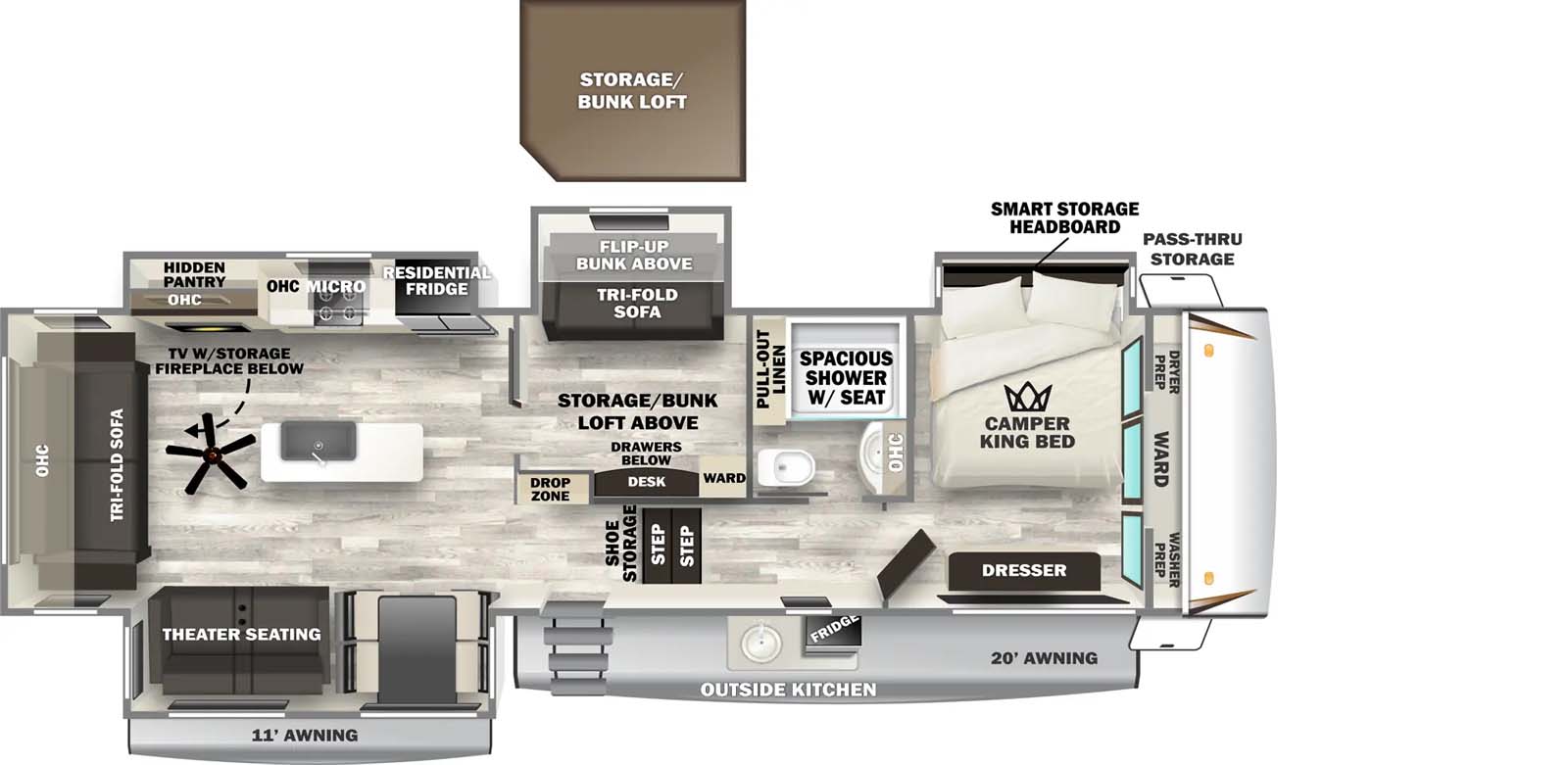 36FLX Floorplan Image